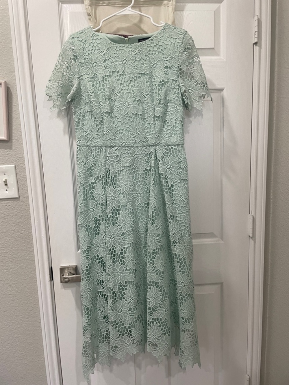 Preston & York Mint Lace Midi Dress
